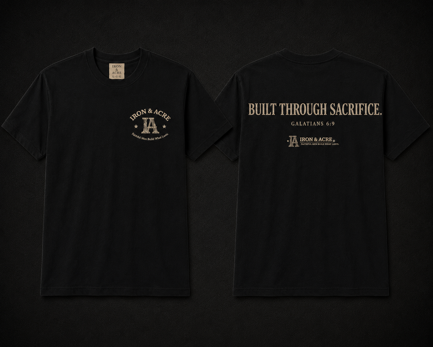 Built Through Sacrifice.
